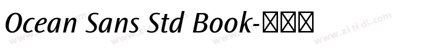 Ocean Sans Std Book字体转换